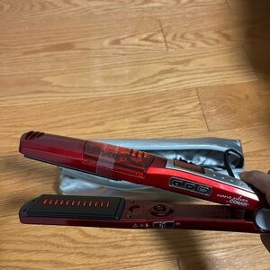 Conair Red Hair Straightener - Conair SS9 Infiniti Nano High Temperature Steam